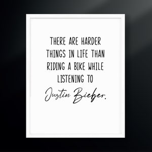 There Are Harder Things In Life Than Riding a Bike ... | Gym Decor | xoxo Cody | Boo Crew | Cody Rigsby | Digital Download