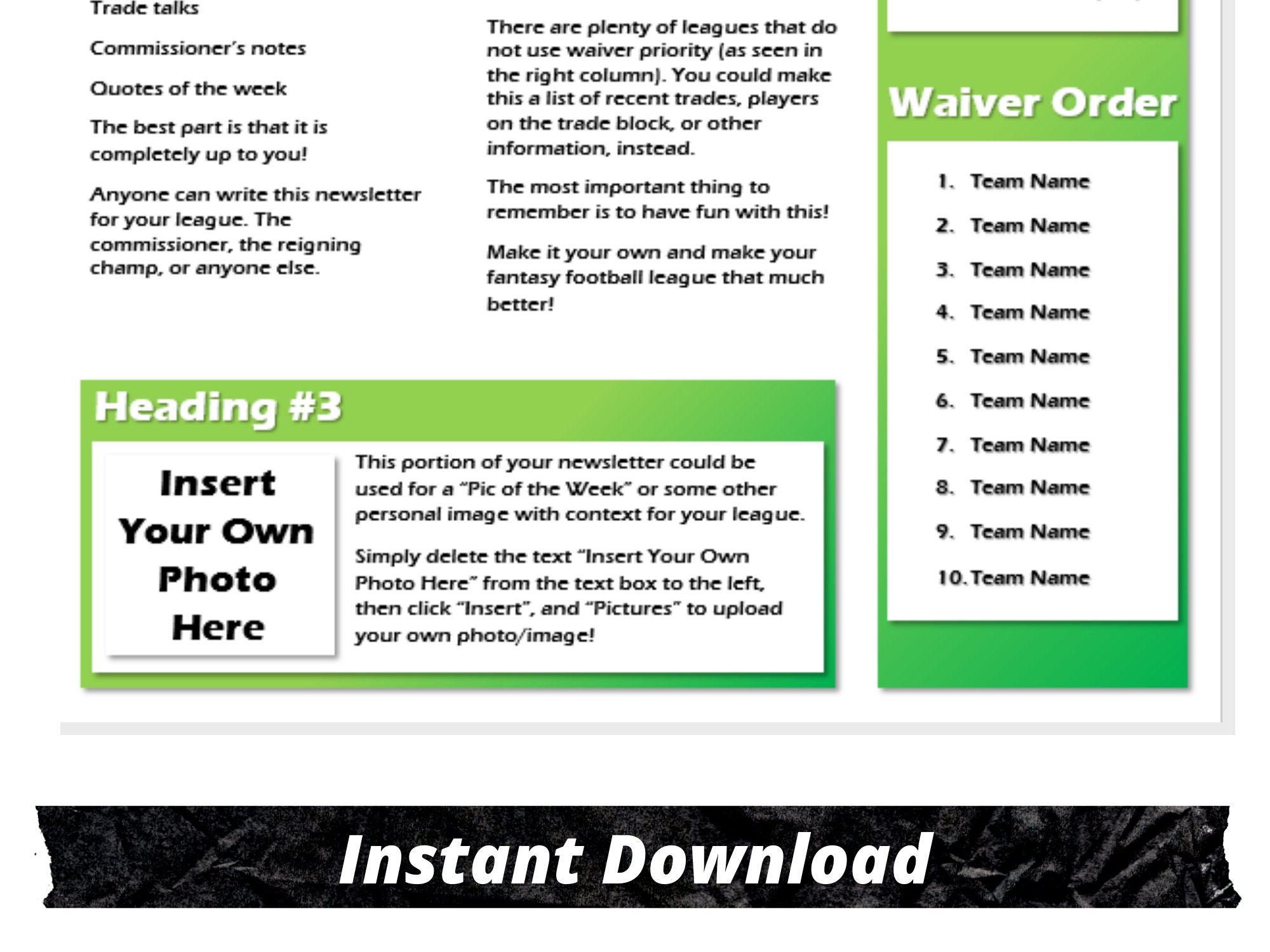 fantasy-football-newsletter-2-page-editable-template-microsoft-word-instant-download-etsy