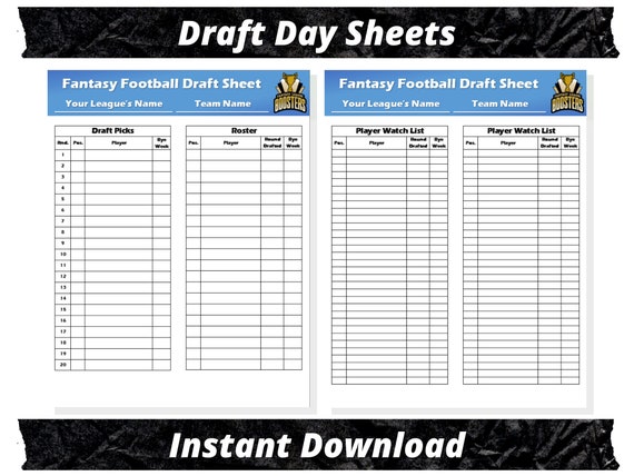 nfl fantasy draft list