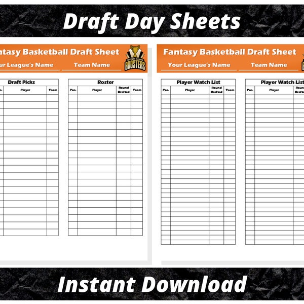 Editable Fantasy Football Templates Draft Recap 2 Page Newsletter ...