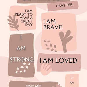 Growth Mindset Affirmation Poster Pack - Etsy