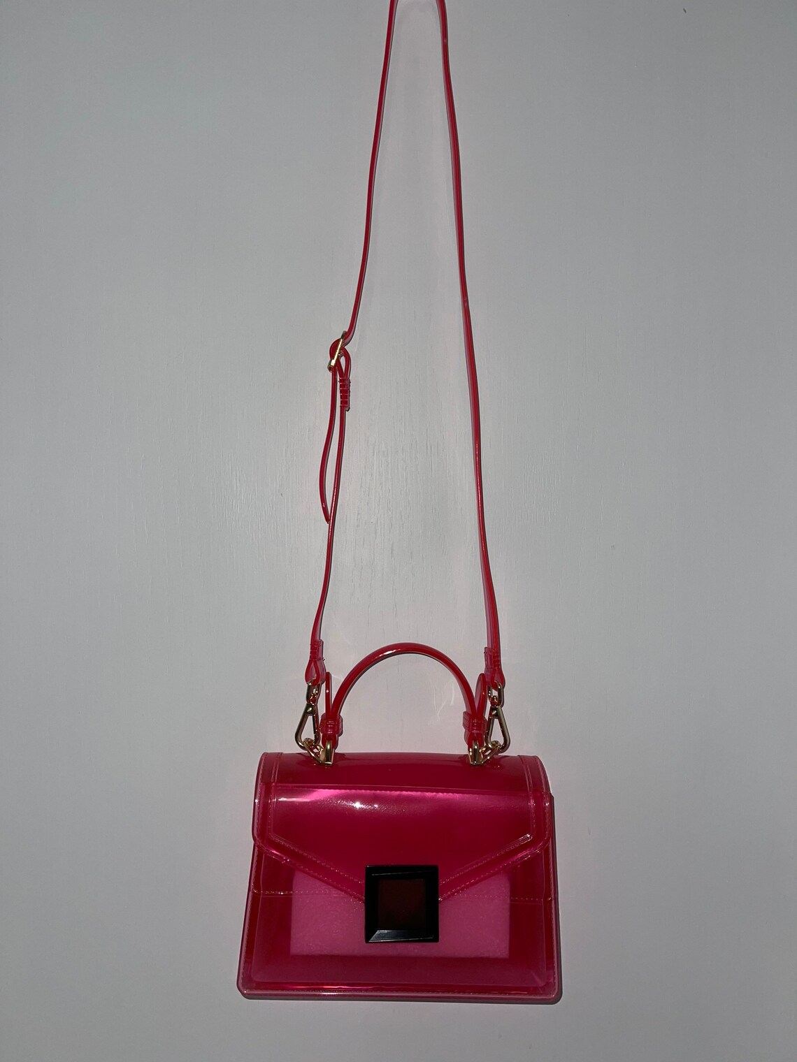 Pink jelly purse | Etsy