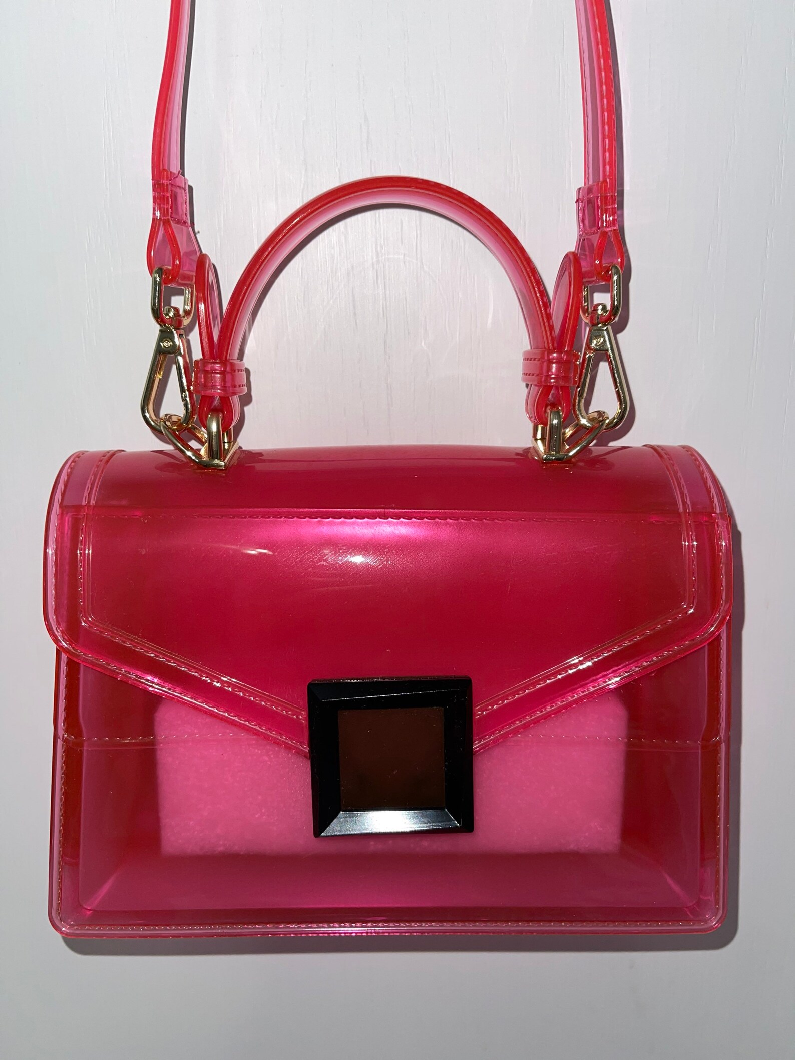 Pink jelly purse Etsy