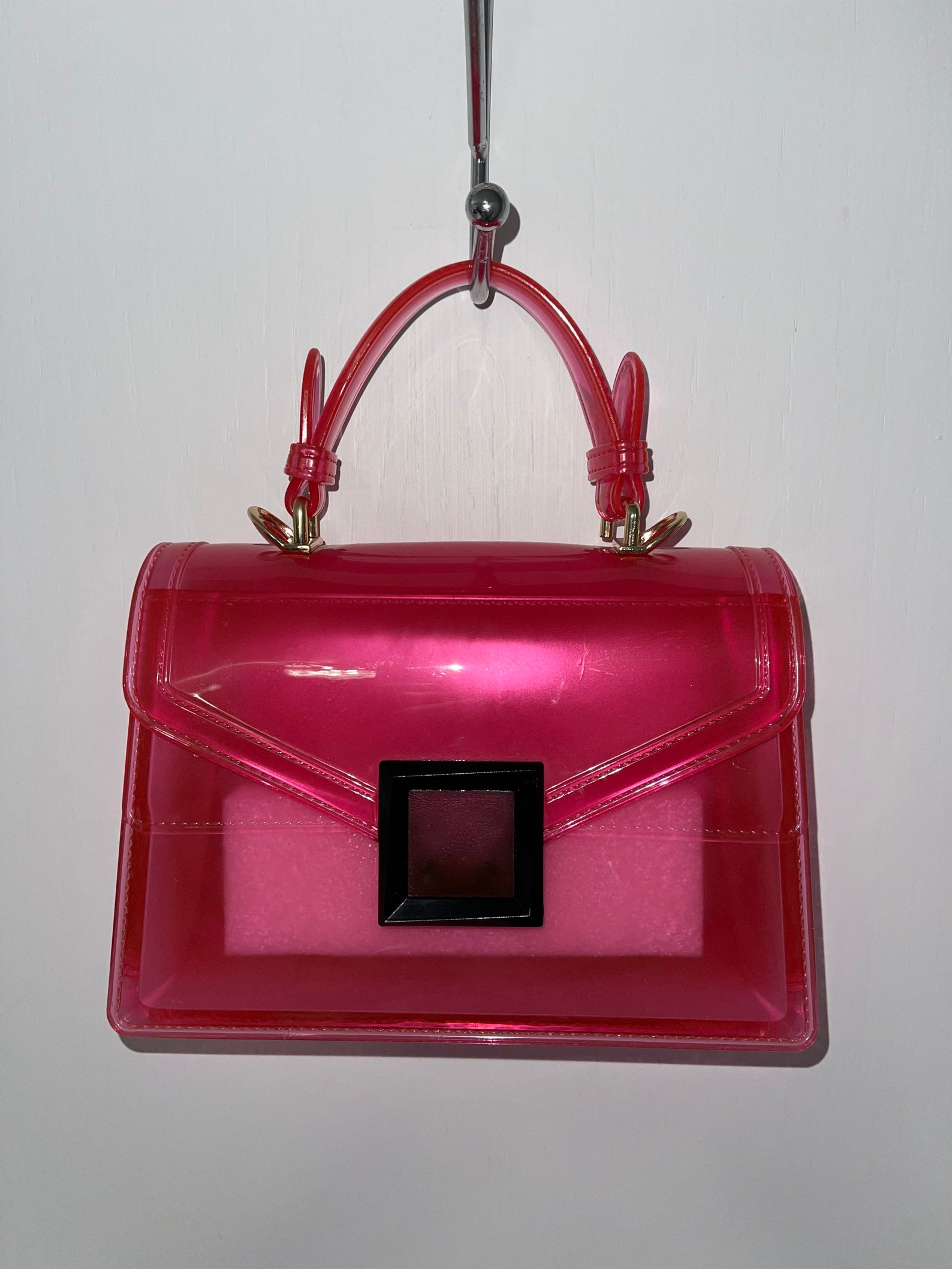 Pink jelly purse Etsy