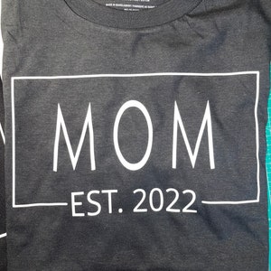 Mom and Dad Shirts, Pregnancy Announcement Shirts, Est 2022