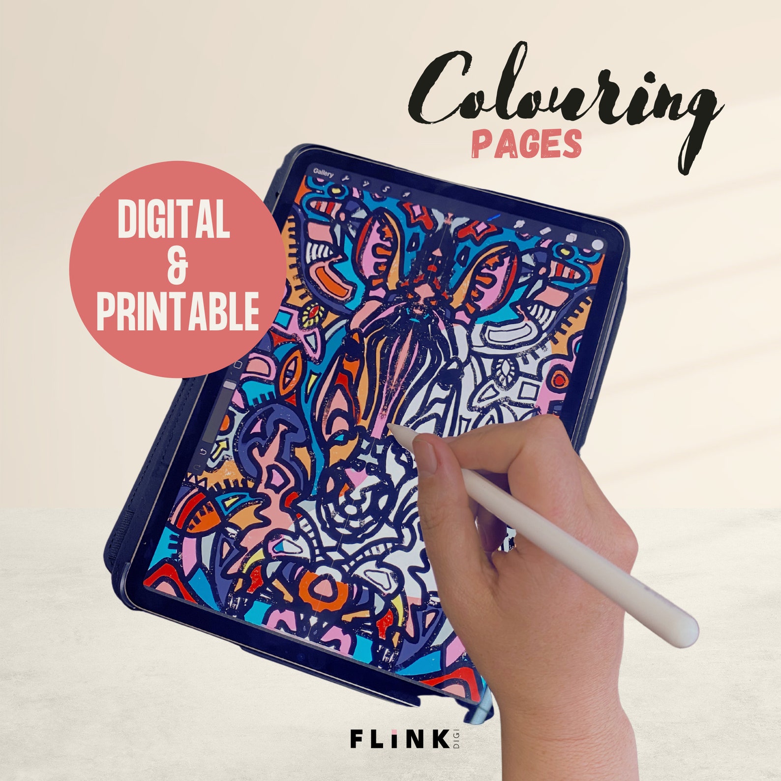 Bold Coloring Pages Digital Download Printable PDF 8 - Etsy