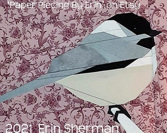 Chickadee Paper Piecing Pattern