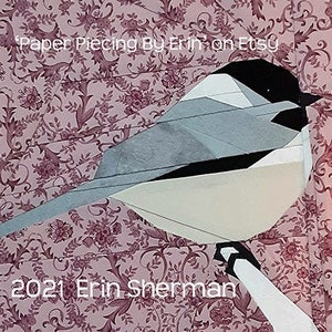 Chickadee Paper Piecing Pattern