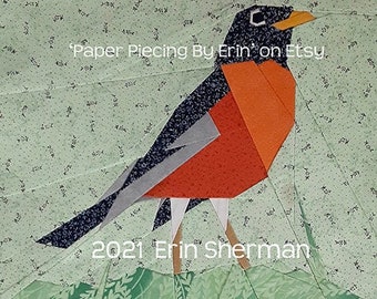 Robin Paper Piecing Pattern