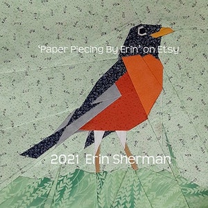 Robin Paper Piecing Pattern