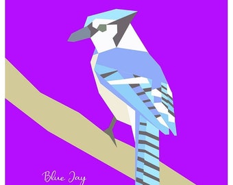 Blue Jay Paper Piecing Pattern