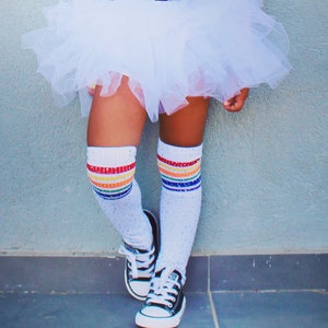 Knee high cheap tutu socks