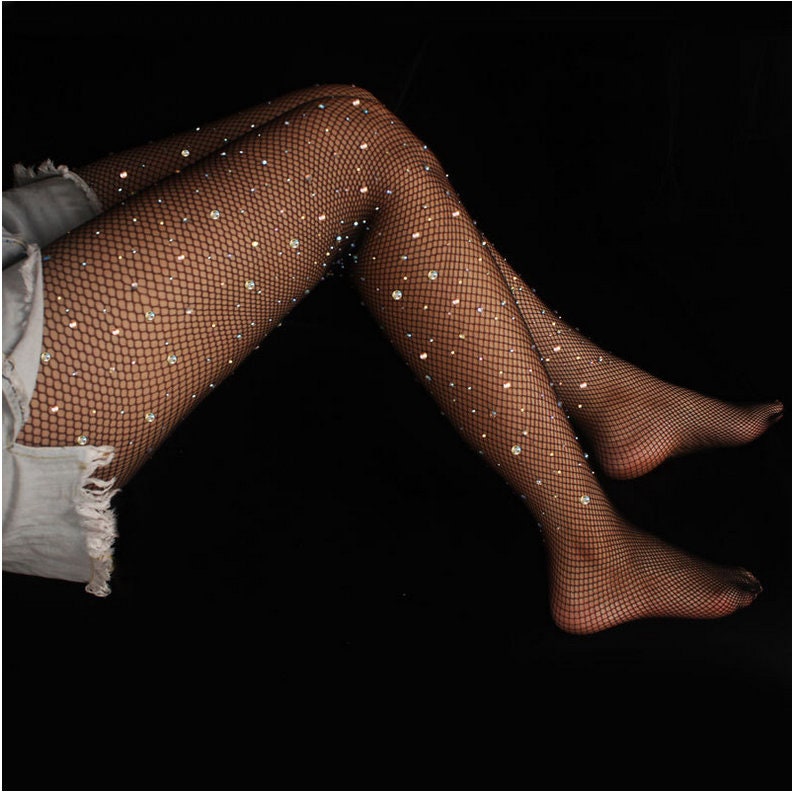 Crystalized sheer tights $75.84  Sparkle tights, Sheer tights, Tights