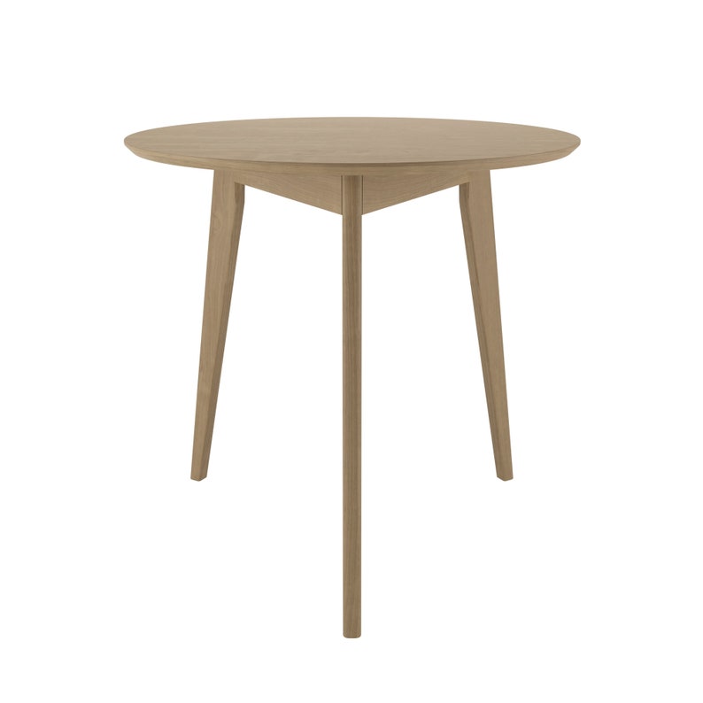 Orion 31 Inch Light Round Dining Table / True Scandinavian Contemporary ...