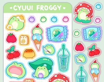 Froggy Sticker Sheet