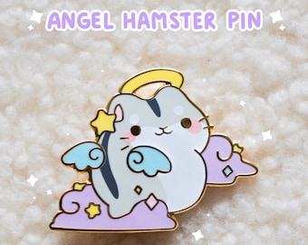 Engel Hamster Sprout Haustier Hard Enamel Pins