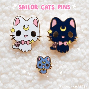 Sailor Cats Hard Enamel Pins