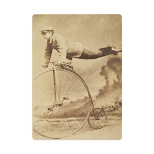 Carte vintage Woman on Poker con Bicycle Woman Ephemera, carte da gioco
