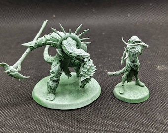 Yuan Ti Masculino y Femenino / Mini Monstruo Mayhem