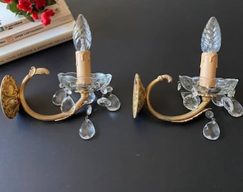 FREE SHIPPING Pair of antique sconces