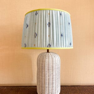 Custom gathered lampshade