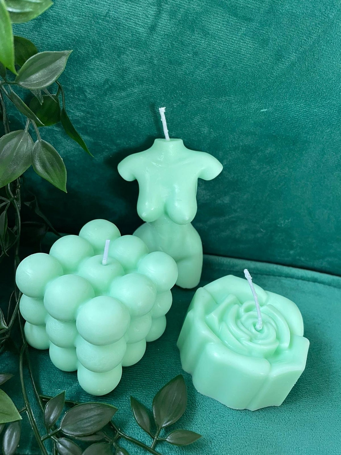 Eucalyptus Scented Handmade Candles Etsy