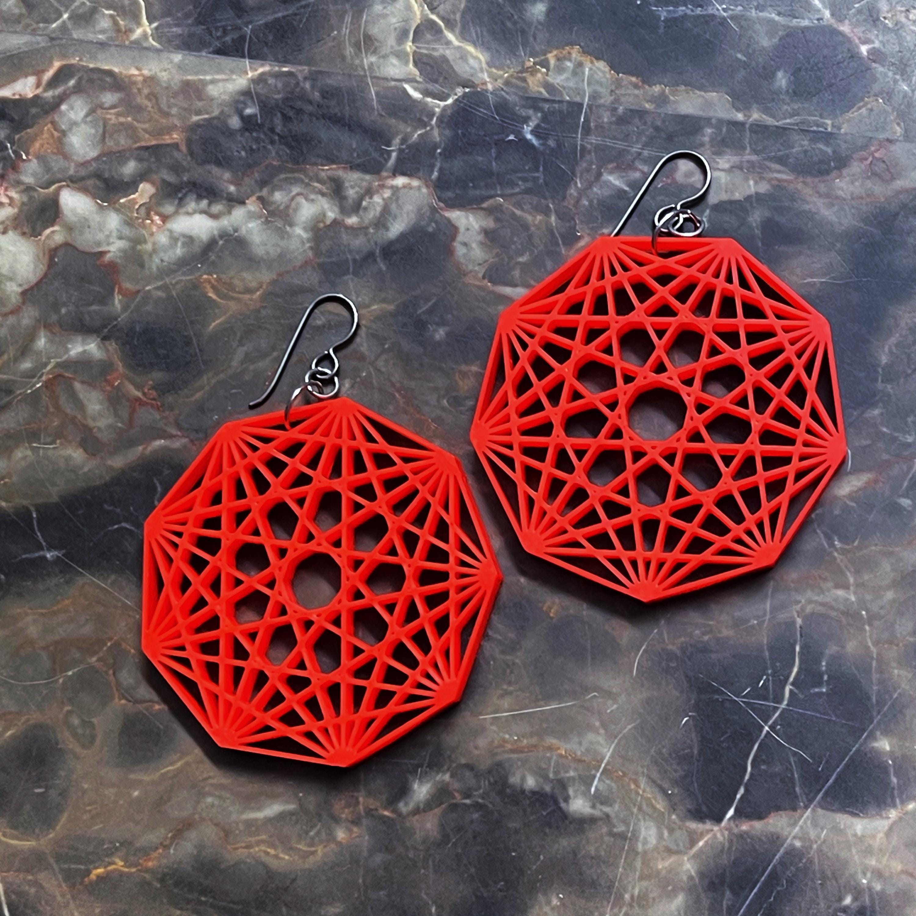 Nonagon Infinity Earrings | King Gizzard | KGLW