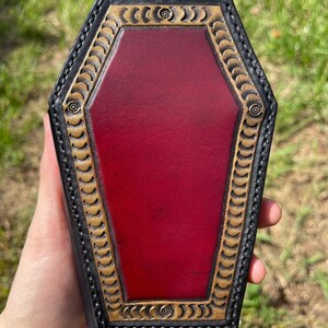 Vampire Leather Coffin Wallet