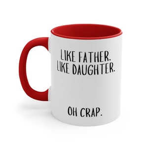 Wie Vater Papa Geschenke von Tochter Lustige Papa Geschenk Idee Papa Geburtstag Geschenk Vatertag Geschenk für Papa von Tochter Lustige Papa Kaffee Tasse