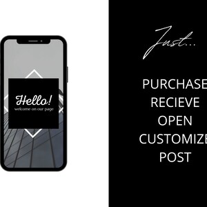 200 Black and White Instagram Canva Templates (digital Download) - Etsy