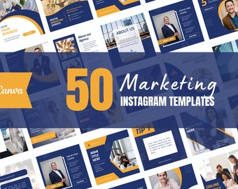50 Modern Marketing Instagram Canva Templates for Business