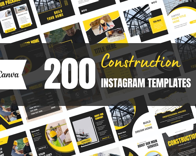 Construction Instagram Post Construction Social Media Post Social Media ...
