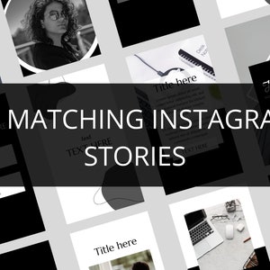 200 Black and White Instagram Canva Templates (digital Download) - Etsy