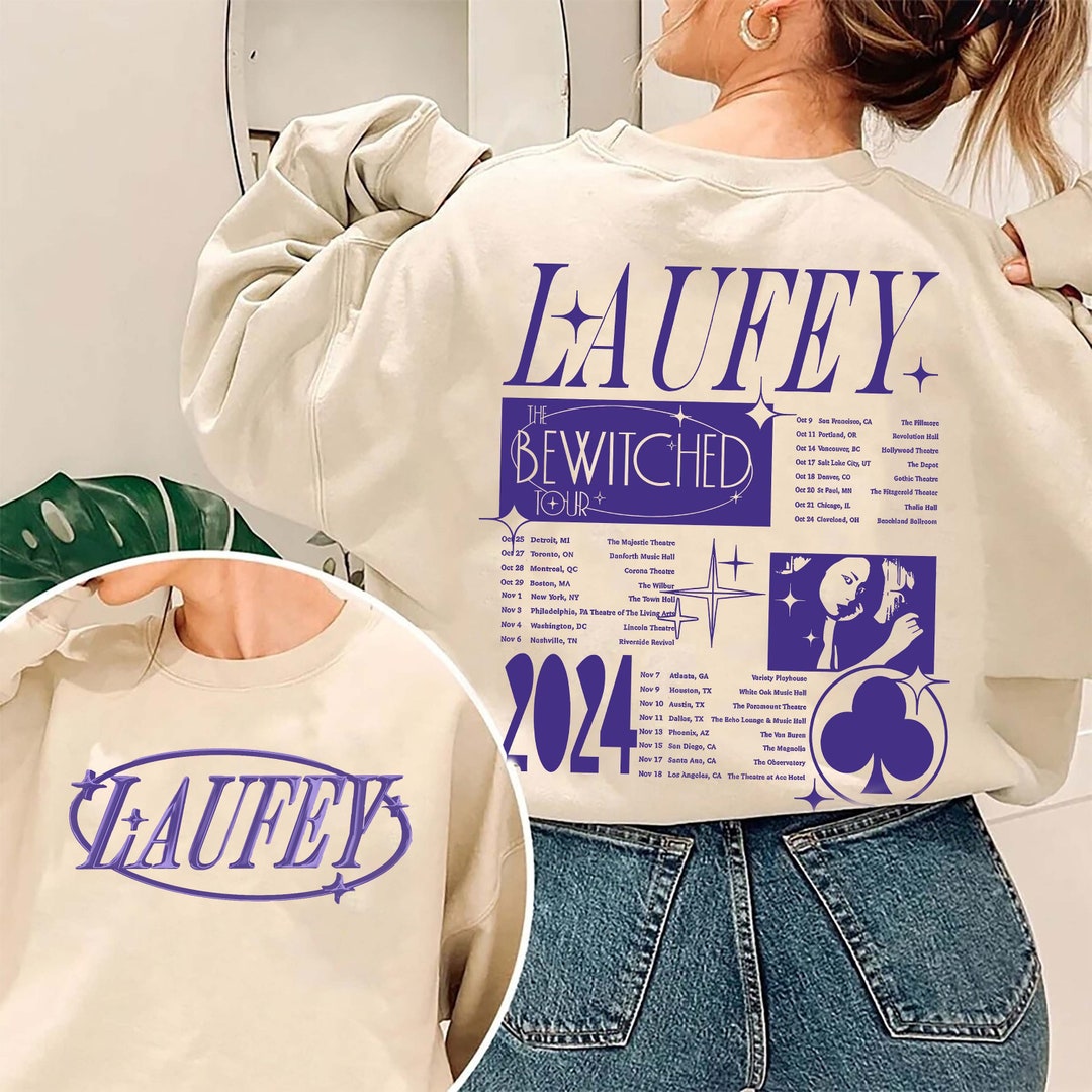 Laufey the Bewitched Tour 2025 PNG, Laufey Merch, Laufey Fan Gift