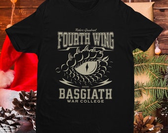 Official Rebecca Yarros Merchandise Unisex T-Shirt, Fourth Wing Shirt, Riders Quadrant T-Shirt, Gift for Book Lovers, Vintage Style Basgiath