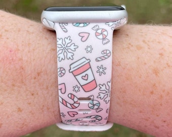 Christmas Watch Band Compatible with Apple Watch Samsung Garmin