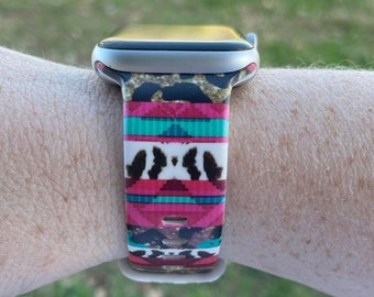 Western Watch Band Compatible with Apple Watch Samsung Garmin