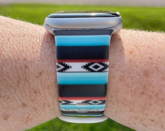 Western Tribal Watch Band Compatible with Apple Watch Samsung Garmin