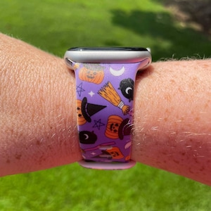 Halloween Watch Band Compatible with Apple Watch Samsung Garmin