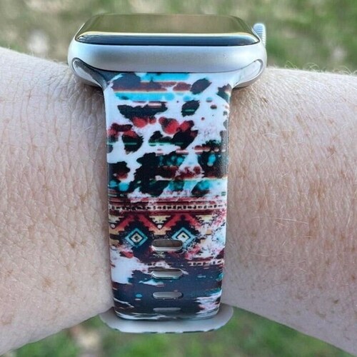 Western Sunflower Watch Band Compatible With Apple Watch Etsy