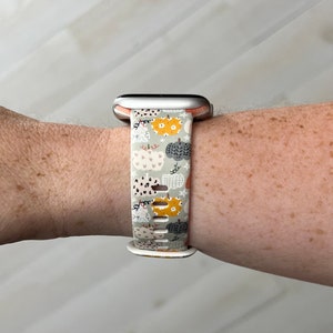 Pumpkin Watch Band Compatible with Apple Watch Samsung Garmin