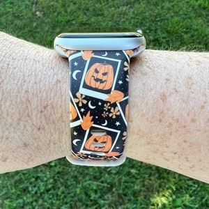 Pumpkin Picture Watch Band Compatible with Apple Watch Samsung Garmin