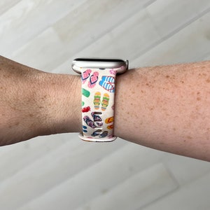 Flipflops Band Compatible with Apple Watch Samsung Garmin