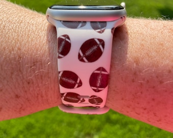 Football Watch Band Compatible with Apple Watch Samsung Garmin