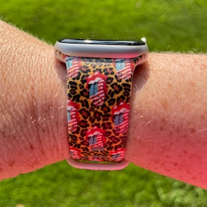Rolling Stones Apple Watch Band Etsy