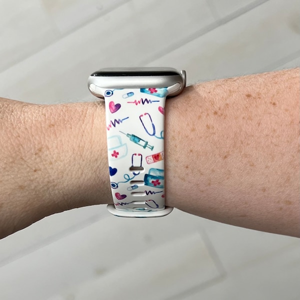 Nurse Watch Band Compatible with Apple Watch Samsung Garmin