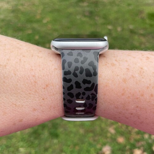 Rainbow Leopard Watch Band Compatible With Apple Watch Samsung Etsy