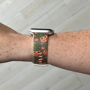 Pumpkin Cacti Watch Band Compatible with Apple Watch Samsung Garmin