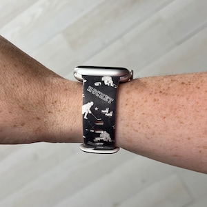 Hockey Watch Band Compatible with Apple Watch Samsung Garmin