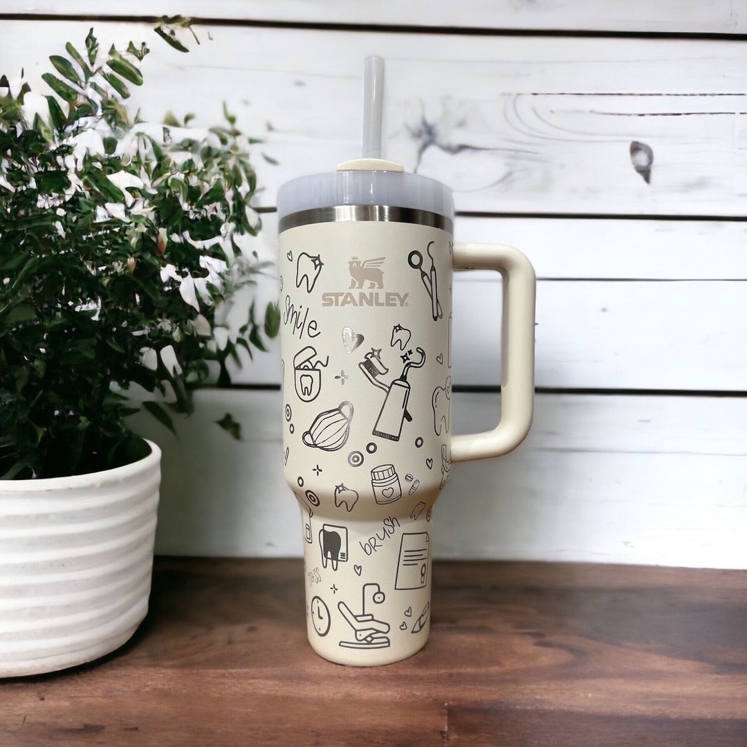 Engraved Dentist Stanley Cup 40oz Etsy